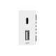 Power socket 2 x USB PNI UB30, USB-A USB-C