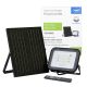 PNI GreenHouse WS50 50W LED floodlight with solar panel, 6000mAh battery, remote control, timing and adjustable brightness,